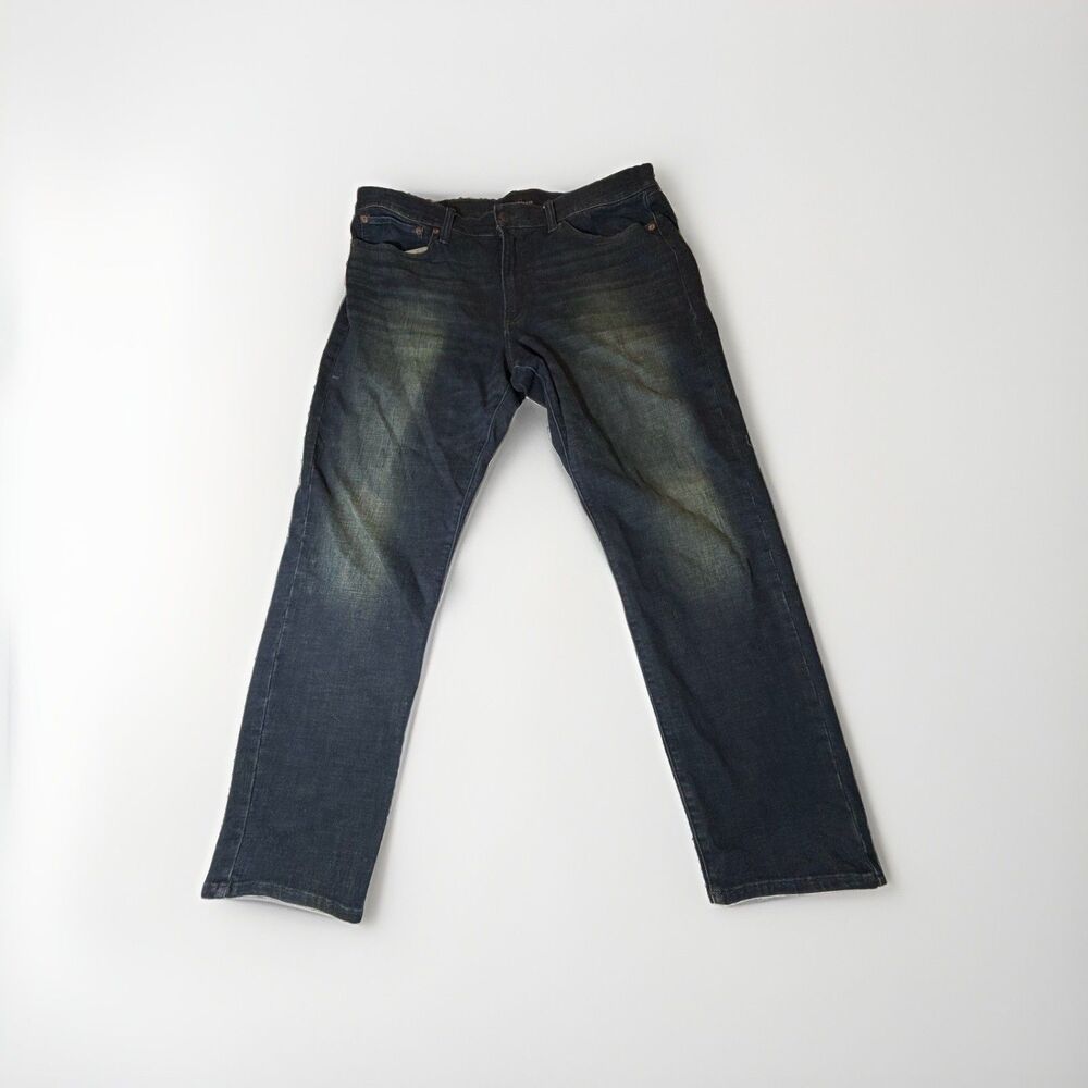 Lucky Brand Mens Jeans 38x30 Dark Wash Indigo Denim Straight Leg Casual Pants